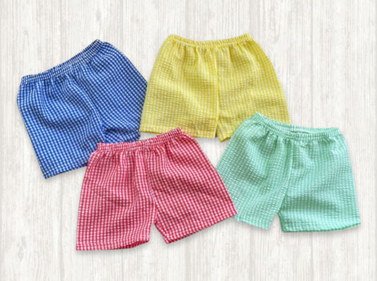 Seersucker Summer Shorts