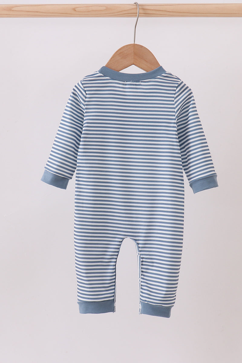 Blessed Striped Romper