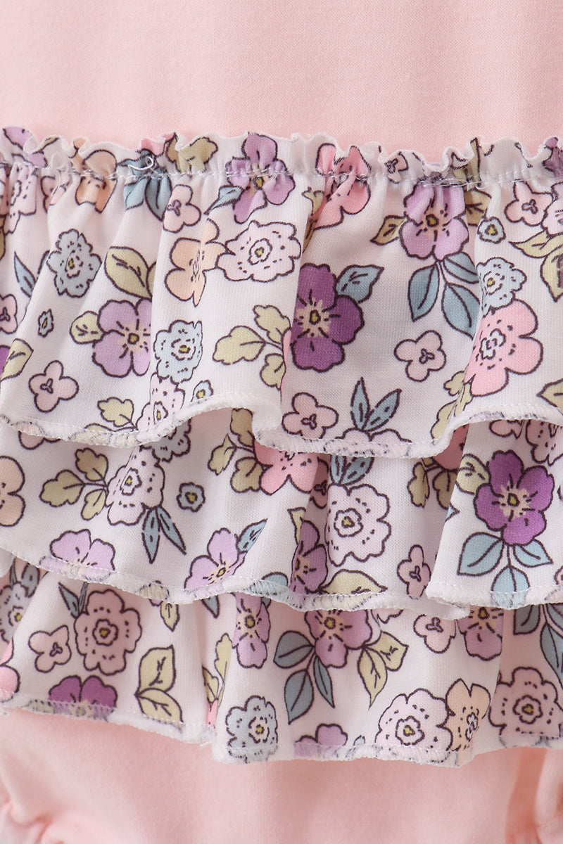 Pink Floral Bow Bubble