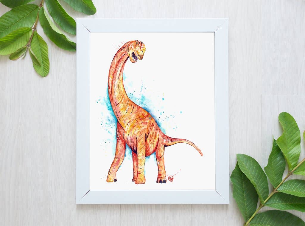 Brachiosaurus Art Print