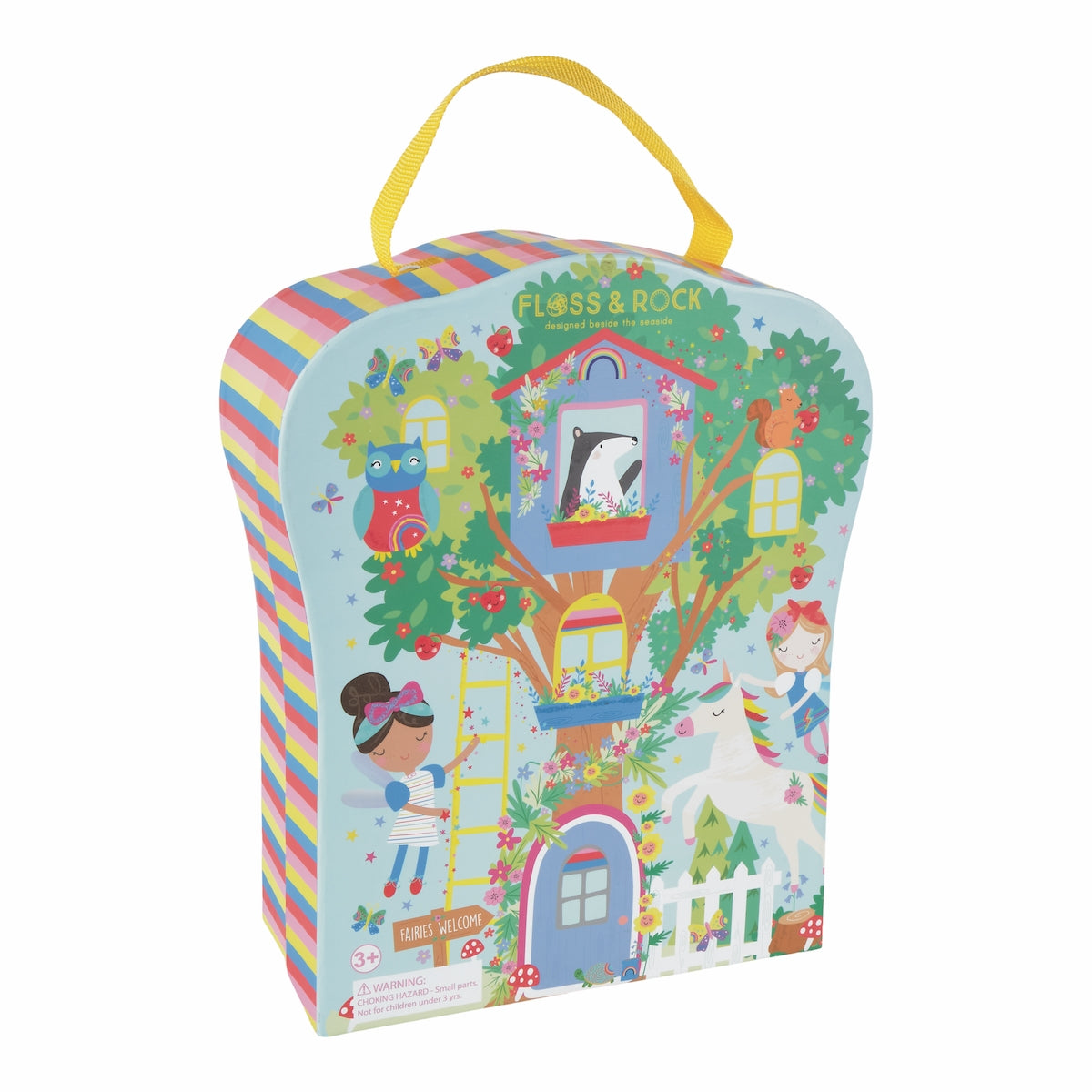 Play Box with Wooden Pieces - Rainbow Fairy