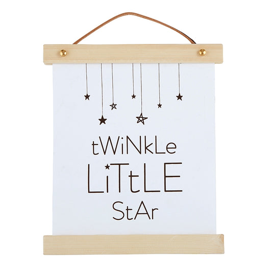 Twinkle Little Star Canvas Sign - Small