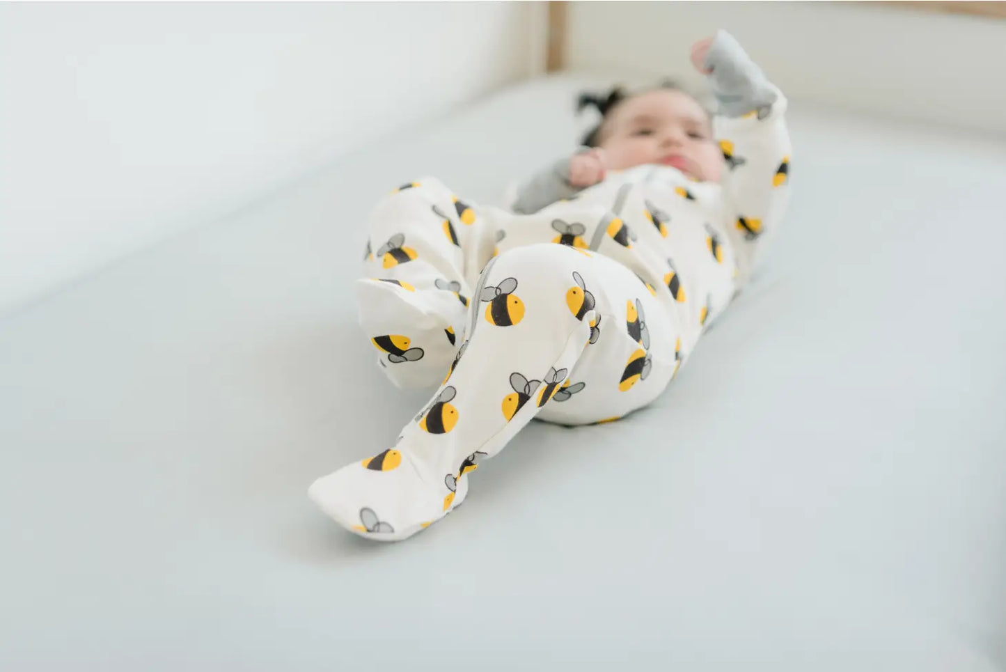 Bumble Bee Organic Baby Footie Pajamas