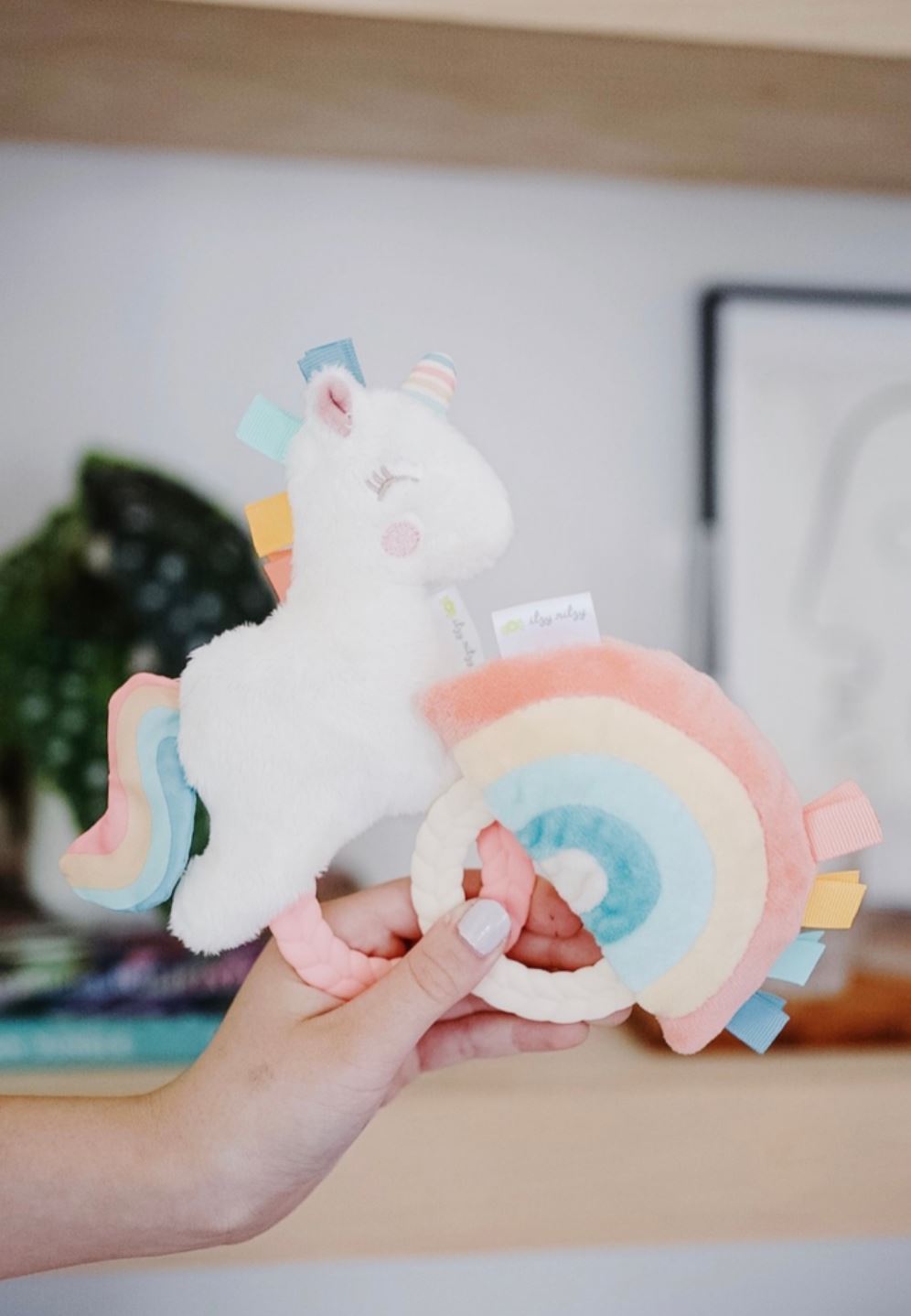 Ritzy Rattle Pal Plush Rattle Pal with Teether - Unicorn