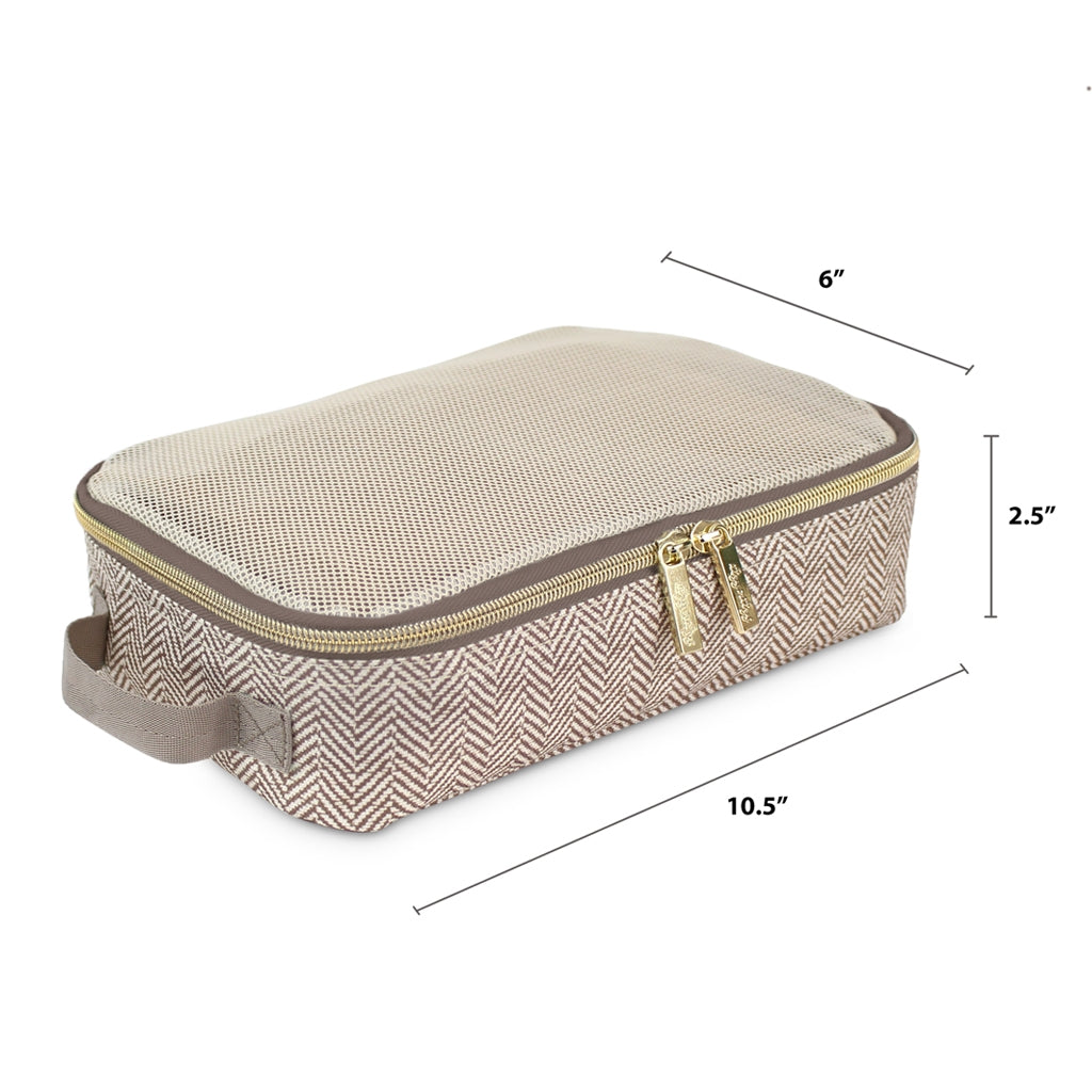 Itzy Ritzy Taupe Pack Like a Boss Diaper Bag Packing Cubes