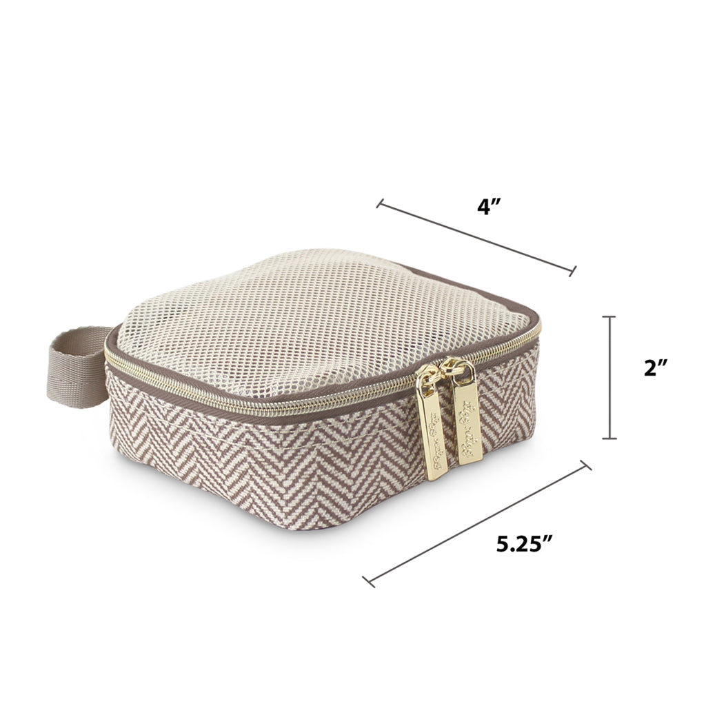 Itzy Ritzy Pack Like A Boss Packing Cubes - Terracotta Sunrise