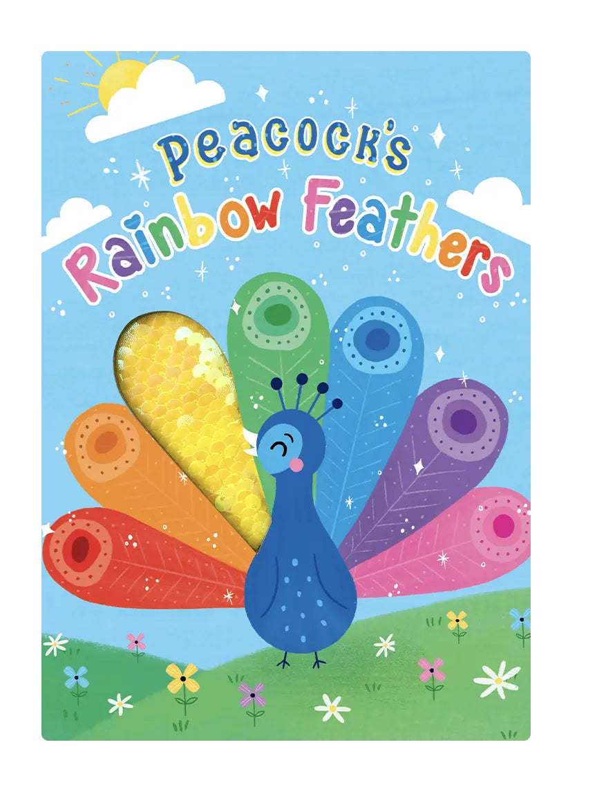 Peacock's Rainbow Feathers