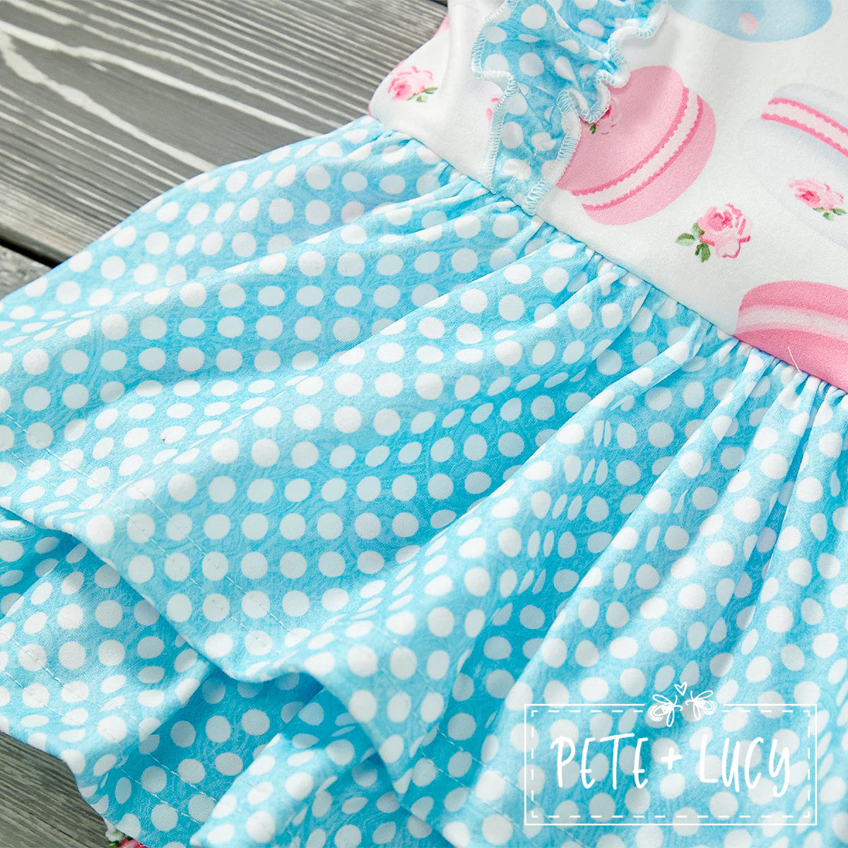 Macaroon Party Romper