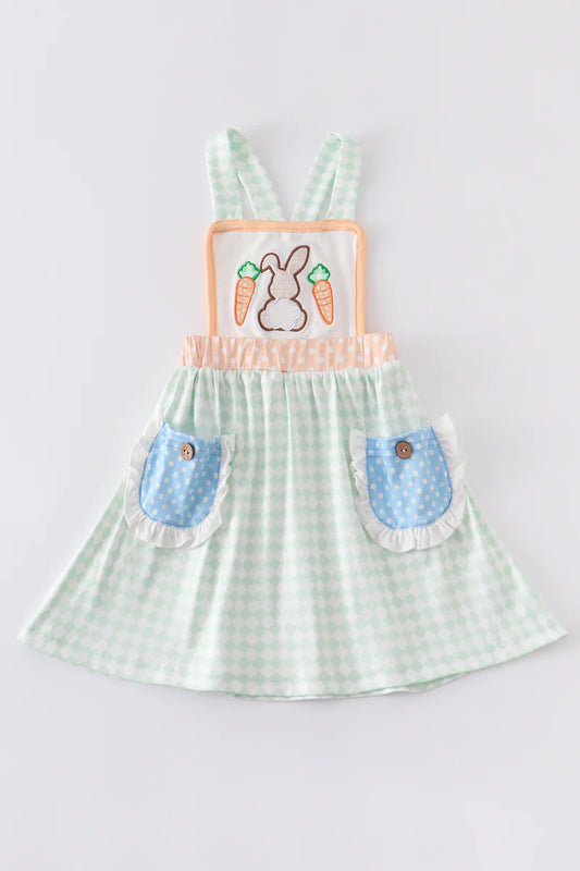 White Rabbit Applique Dress