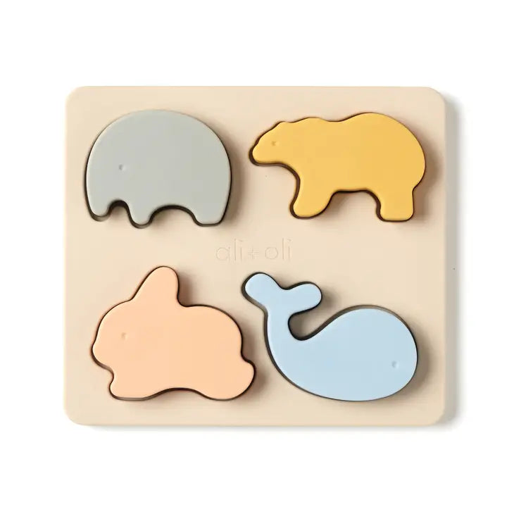 Baby Soft Silicone Mini-Animal Puzzle